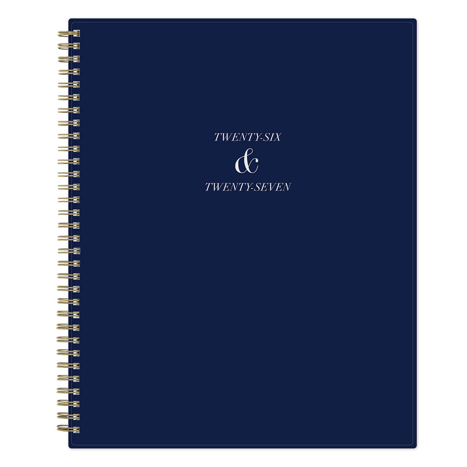 2026-2027 Blue Sky 8 x 11 Academic Year Weekly & Monthly Planner, Plastic Cover, Navy (157508)