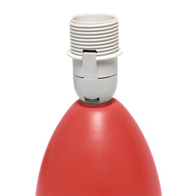 Simple Designs 9.45" LED Table Lamp, Orange (LT2009-ORG-LB)
