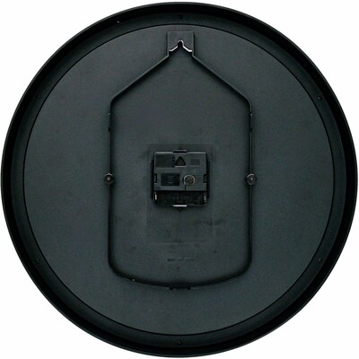 Lorell Self-Set 14-1/2" Quartz Wall Clock, Plastic, Battery Powered (LLR61009)