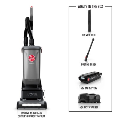 Hoover HVRPWR Cordless Upright Vacuum, Gray (CH91600V)