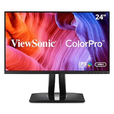 UPC 766907018981 product image for ViewSonic ColorPro 24 75 Hz LCD Monitor, Black (VP2456) | Quill | upcitemdb.com