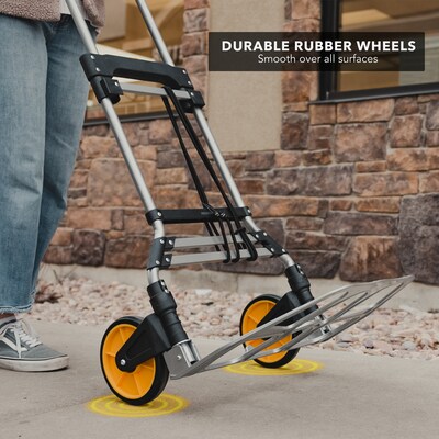 Mount-It! Folding Hand Truck and Dolly, Holds Up to 264 lbs. (MI-902)