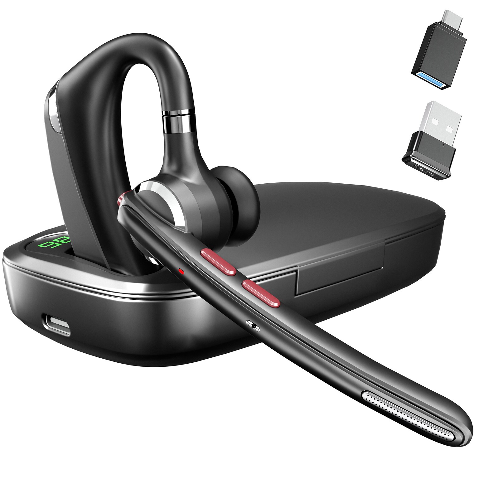 Delton 95X Wireless Bluetooth Mono Headset with Noise Canceling Microphone, Black (DBH95X)