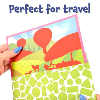 Ready 2 Learn Magic Scratch Paper, Transport, 8.25" x 8.25", Multicolored, 10 Boards/Set (CE-10155)