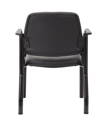 Boss Office Products Bariatric Vinyl Guest Chair, Black (B9591AM-BK)