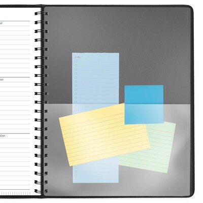 2026 AT-A-GLANCE 8.5" x 11" Calendar Year Daily Appointment Book, Faux Leather Cover, Black, 2/Set (70-212-05-26)