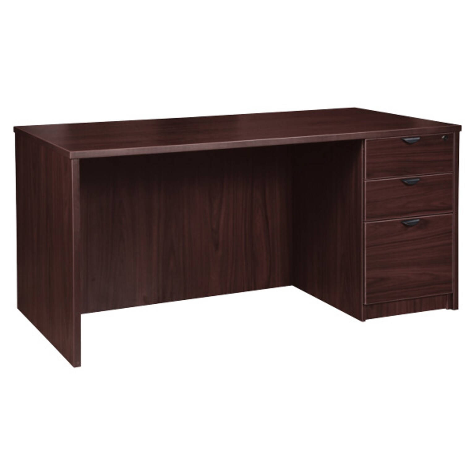 Lorell Prominence 2.0 Right-Pedestal Desk, 36D x 72W x 29H, Espresso (LLRPD3672RSPES)