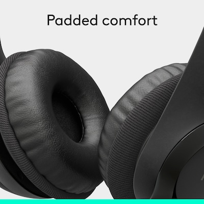 Logitech H390 USB-A Stereo Phone & Computer Headset, Black (981-001575)