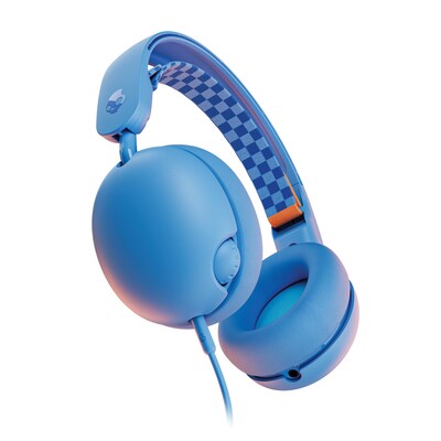 Skullcandy Grom Children's Over-Ear Headphones with Microphone, Surf Blue (S6KAY-R740)