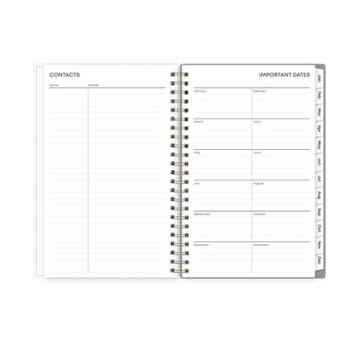 2026 Blue Sky Sophie Frosted Floral 5" x 8" Weekly & Monthly Personal Planner (140088-26)