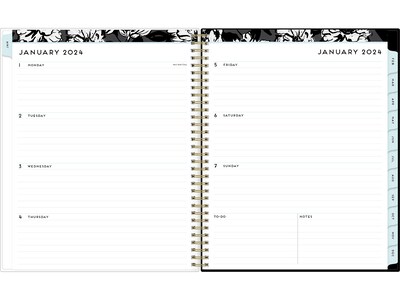 2024 Blue Sky Baccara Dark 8.5 x 11 Weekly & Monthly Planner, Multicolor (110211-24)