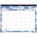 2023-2024 Blue Sky Kealoha 22 x 17 Academic Monthly Desk Pad Calendar, Blue/White (142474)