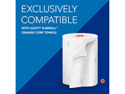 Scott Slimroll Manual Towel Dispenser, White (47091)