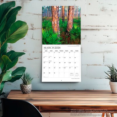 2026 Plato America's National Parks 12" x 12" Monthly Wall Calendar (9798330706617)
