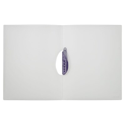 JAM Paper Heavyweight Sheet Protector, Purple/Clear, 20/Pack (SL249PUb)