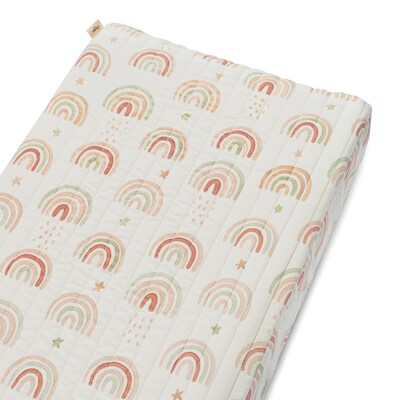Cane Baby Parker Quilted Change Pad Cover, Rainbow (BC-100CPC-2)