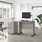 Bush Business Furniture Studio A 36"W Small Computer Desk, Platinum Gray (SDD136PG)