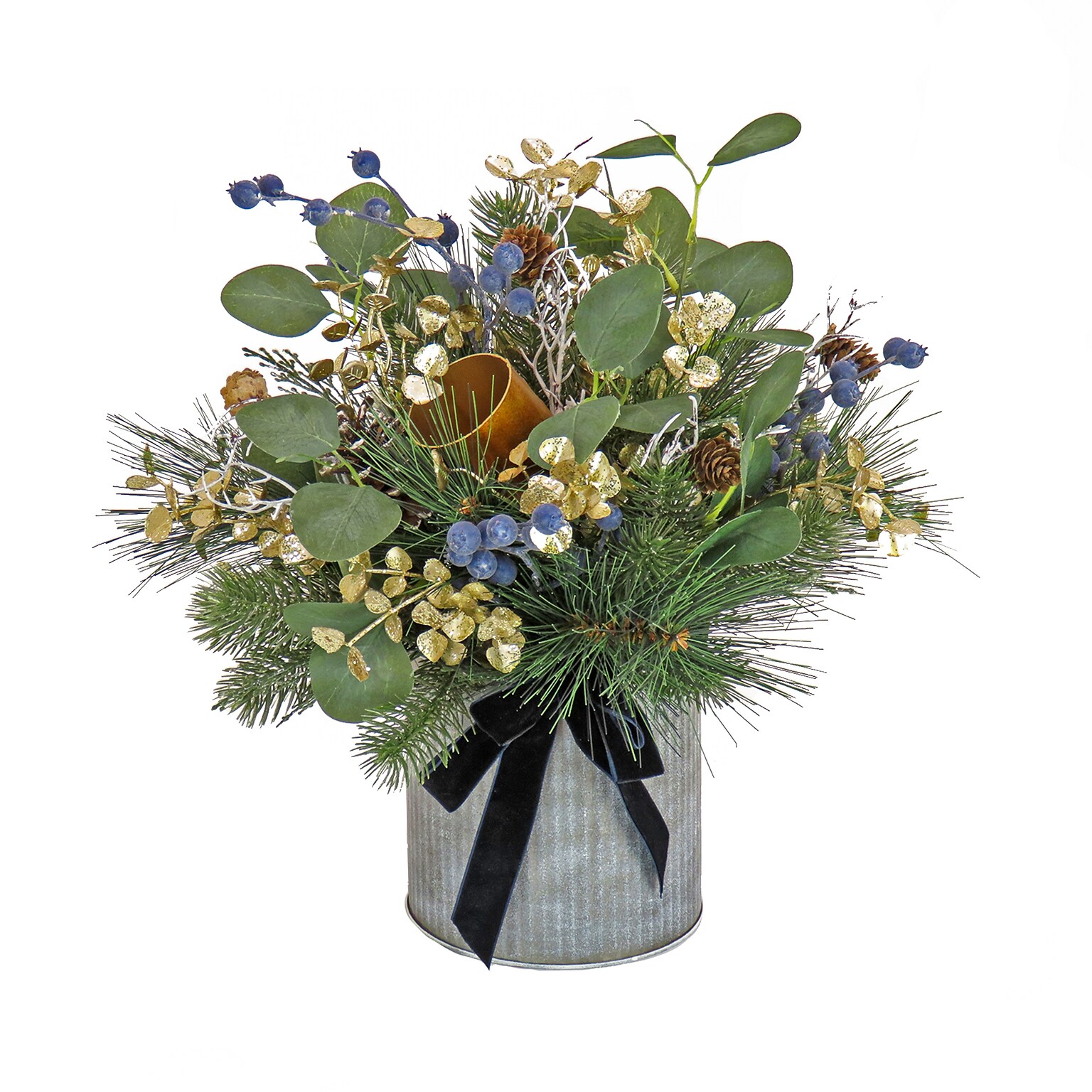 National Tree Company 17 HGTV Home Collection Swiss Chic Arrangement (DL87-45X22789)