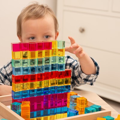 TickiT Gem Cube Mirror Tray, 101 Pieces/Set (CTU73548)