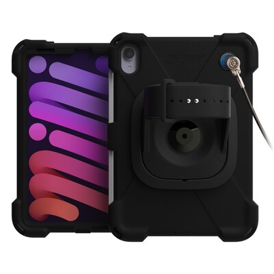 The Joy Factory aXtion Bold MPS 8.3 Lockable Rugged Case for iPad mini A17 Pro & 6th Gen, Black (CWA302KL)
