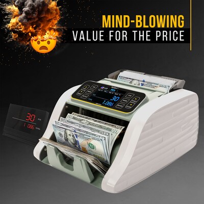 Kolibri KBR-500 Bill Counter, Light Gray (KBR-500)