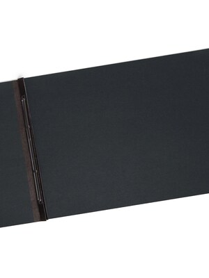 Smead Premium Pressboard 2-Prong Report Cover, Ledger Size, Black, 10/Box (81179)