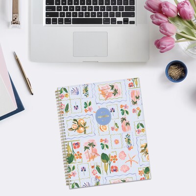 2026-2027 Blue Sky 8" x 11" Academic Year Weekly & Monthly Planner, Plastic Cover, Mahana Blue (161390)