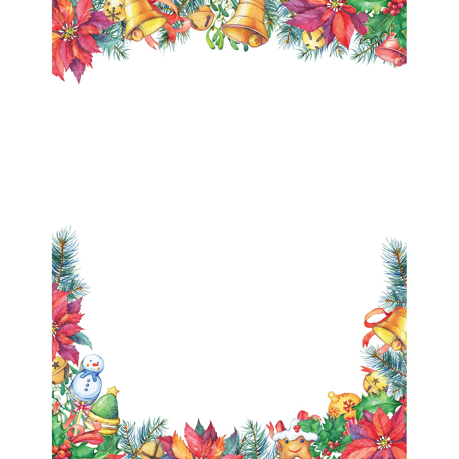 Great Papers! Holiday Stationery Letterhead Winter Magic, Multicolor, 50 sheets (2024031)