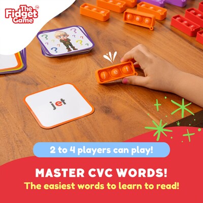 The Fidget Game Sneaky Elves CVC Reading Game (FDGSNEAKYELVE)