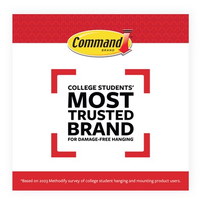 Command Medium Hanging Strip, White, 200 Strips/Pack (17201CABPK-NA)