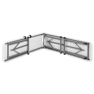 Regency Trestle Series Plastic 6' Commercial Grade Folding Bench, White (BENM7211WH)