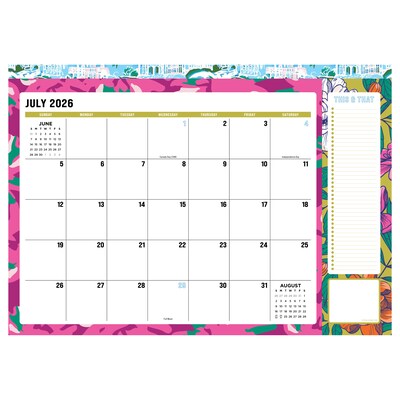 2026-2027 TF Publishing Maximal Mirage 17 x 12 Academic Monthly Desk Pad Calendar (AY27-8504)