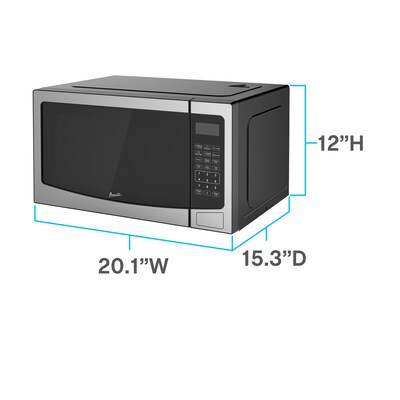 Avanti MT09V3S 0.9 Cu. ft. Touch Microwave - Stainless Steel