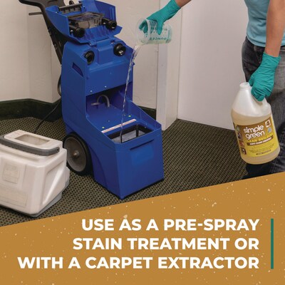 Simple Green Clean Building Carpet Cleaner Concentrate, Unscented, 1 gal Bottle (SMP11201)