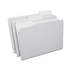 Quill Brand® File Folders, Assorted Tabs, 1/3-Cut, Legal, Gray, 100/Box (741013GY)