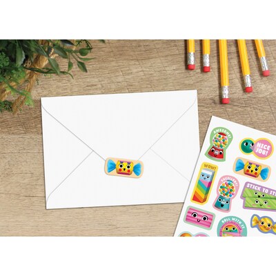 Teacher Created Resources Bubble Gum Smelly Stickers, Multicolored, 120/Pack, 6/Packs/Bundle (TCR9446-6)