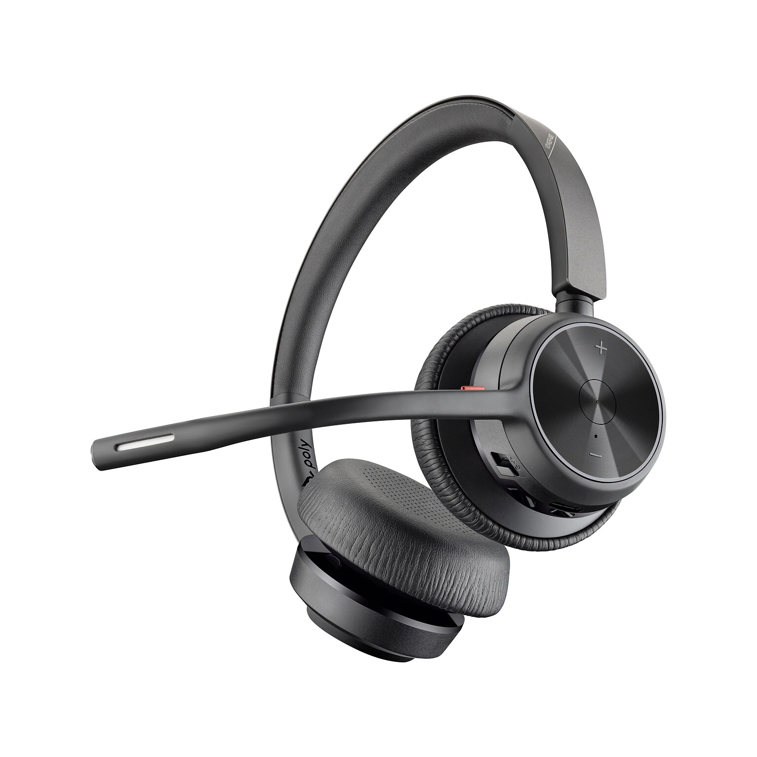 Poly Voyager 4300 UC Series USB-A Bluetooth Stereo Phone & Computer Headset, Unified Communications Certified (77Y99AA)
