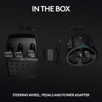 Logitech G G923 TRUEFORCE Sim Racing Wheel and Pedals for PS5, PS4 and PC, Black (941-000147)