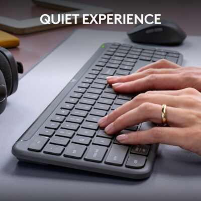 Logitech MK955 Wireless Keyboard and Optical Mouse Combo, Black (920-012425)