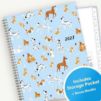 2027 Blue Sky 8.5" x 11" Weekly & Monthly Planner, Blue (164031)