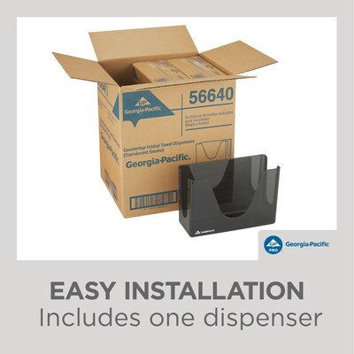 Georgia-Pacific Folded Paper Towel Dispenser, Smoke (56640)