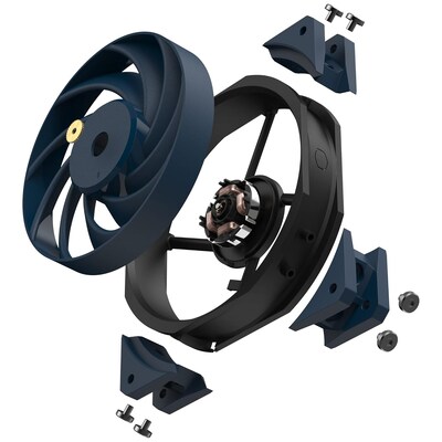 Cooler Master Mobius 120 OC 120mm Two Ball Bearing Case Cooling Fan (MFZ-M2NN-32NPK-R1)