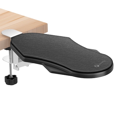 Purely E5720 Ergonomic Arm/Elbow Support Rest for Desk, Computer Desk Arm Extender, Black (PARE5720)