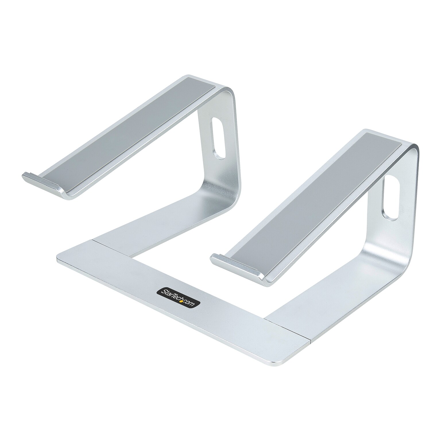 StarTech 10.2 x 10.2 Aluminum Laptop Stand, Silver (LAPTOP-STAND-SILVER)