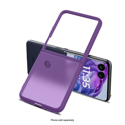 SaharaCase Venture Series Phone Case for Motorola Razr+, Shock Absorbing, Purple Orchid (CP00848)