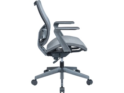 RAYNOR GROUP Sharper Image Ergonomic Mesh Swivel Task Chair, Gray (SI-100-GRY)