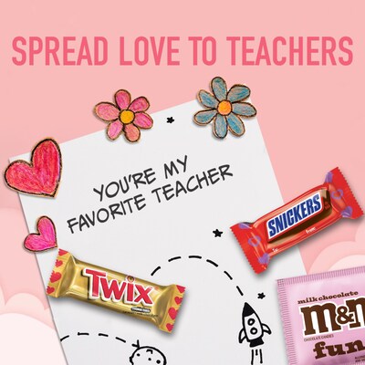 Mars Valentine's Exchange Fun Size Assorted Chocolates, 25/Bag (MMM60567)