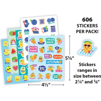 Teacher Created Resources Fruit Smoothie Smelly Stickers, 606/Pack (TCR2088722)
