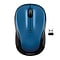 Logitech M325 Wireless Optical Mouse, Blue (910-002650)