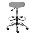 Boss Caressoft Medical/Drafting Stool, Grey (B16240-GY)